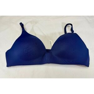 Victoria's Secret PINK Wear Everywhere Wireless Push Up Bra 34B Blue